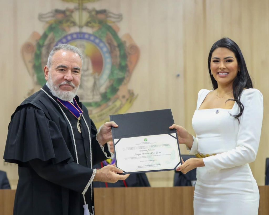 Mayra Dias é diplomada pelo TRE e será empossada deputada estadual em fevereiro