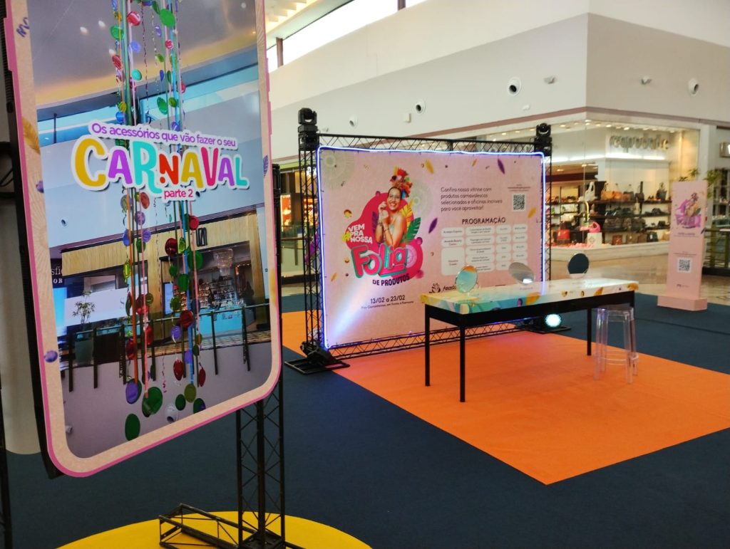 Manauara Shopping abre espaço para a customização de roupas e makes de carnaval