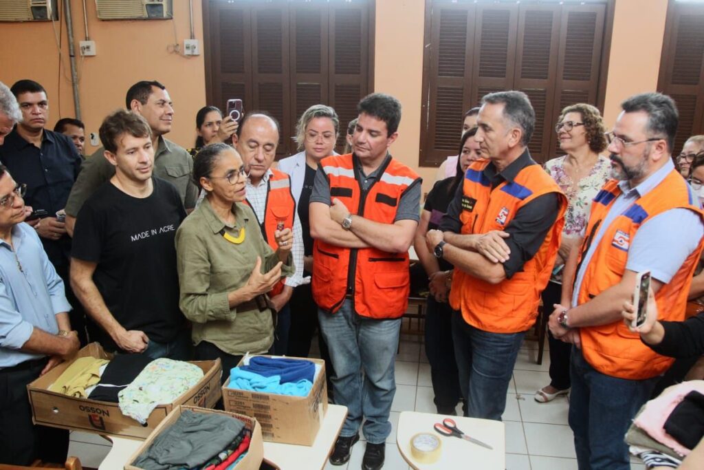 Ministro Waldez Góes e Marina Silva são confirmados na comitiva que visita áreas afetadas pela chuva em Manaus