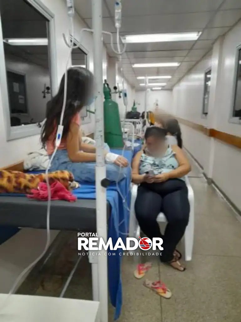 Hospital e Pronto-Socorro da Criança da Zona Oeste está lotado e bebês recebem oxigênio no corredor; veja fotos