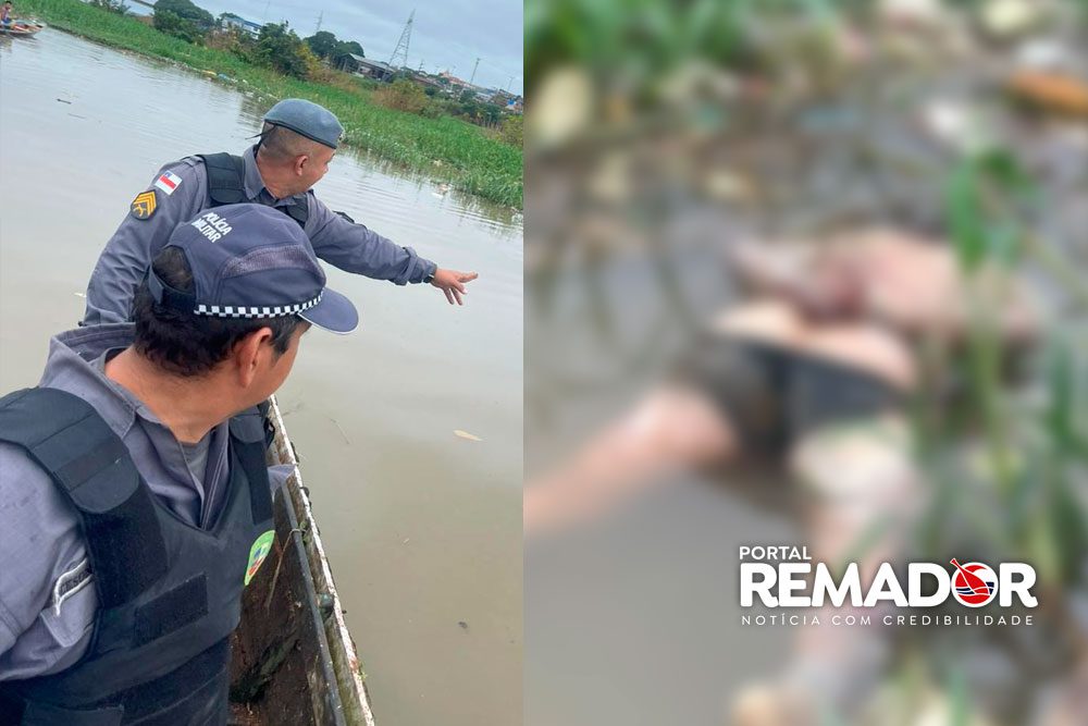 Corpo com mãos amarradas é encontrado boiando em igarapé de Manaus