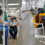 Hospital e Pronto-Socorro da Criança da Zona Oeste está lotado e bebês recebem oxigênio no corredor; veja fotos