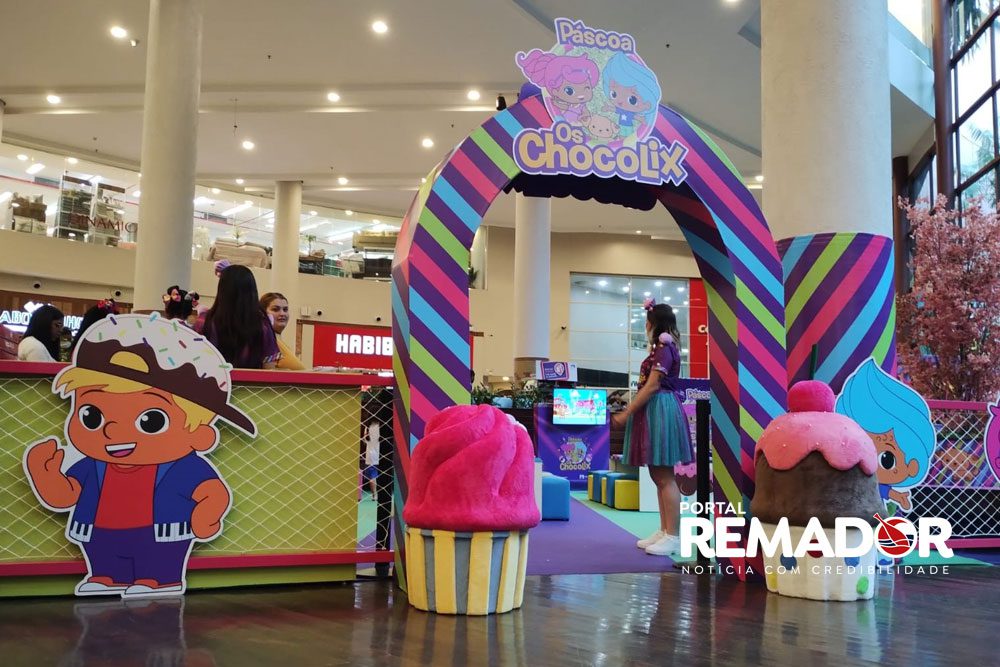 Manauara Shopping traz para a cidade “Os Chocolix” dando início as comemorações de Páscoa