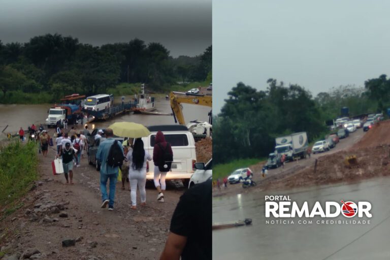 População enfrenta dificuldades com chuvas na região após colapso da ponte na BR-319