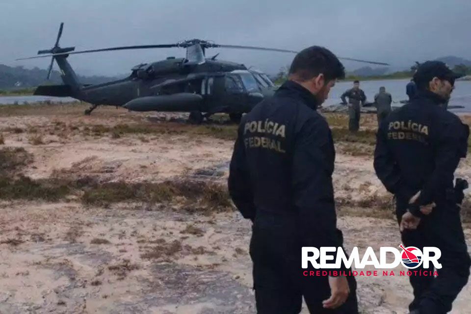 Policia Federal deflagra operacao para desarticular garimpo ilegal em Maues no Amazonas