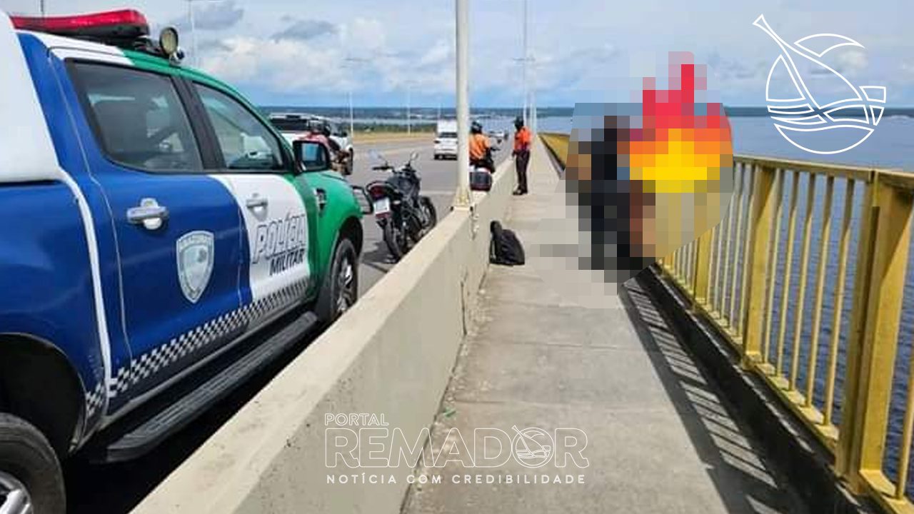 Jovem é resgatada por policiais da CICOM da Ponte Rio Negro em Manaus Portal Remador