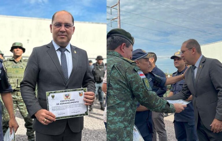 Rosivaldo Cordovil participa das comemorações dos 15 anos do Batalhão de Policiamento Ambiental e é agraciado com certificado de agradecimento