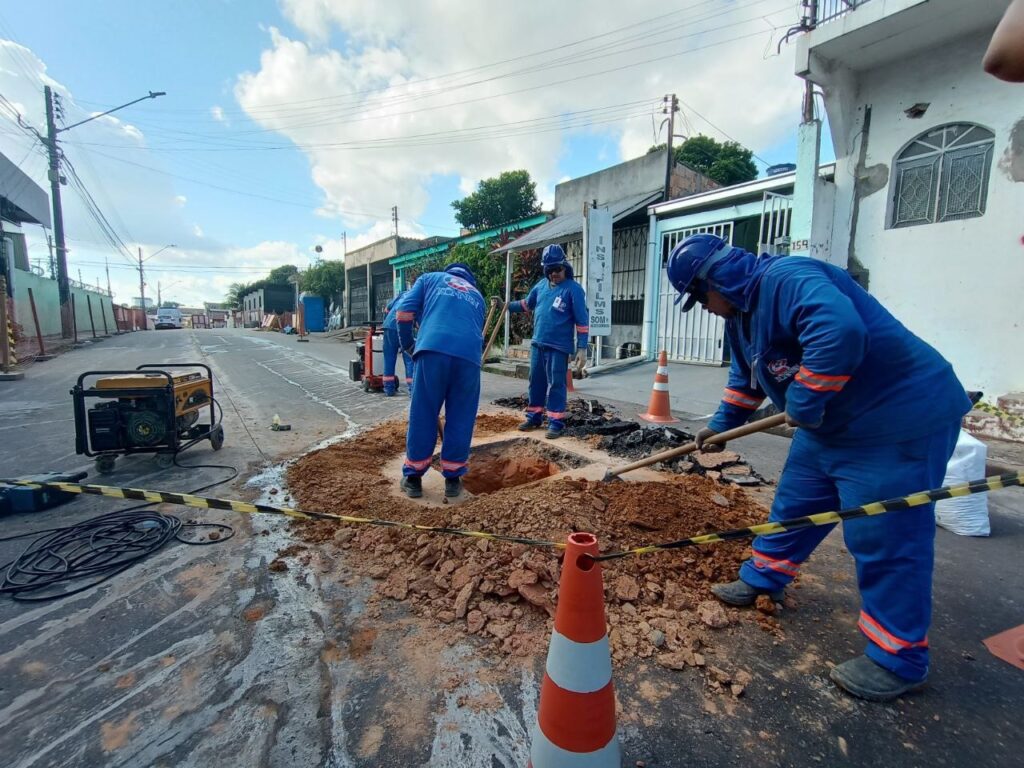 Águas de Manaus inicia modernização de adutora com obra na zona Oeste de Manaus Portal Remador