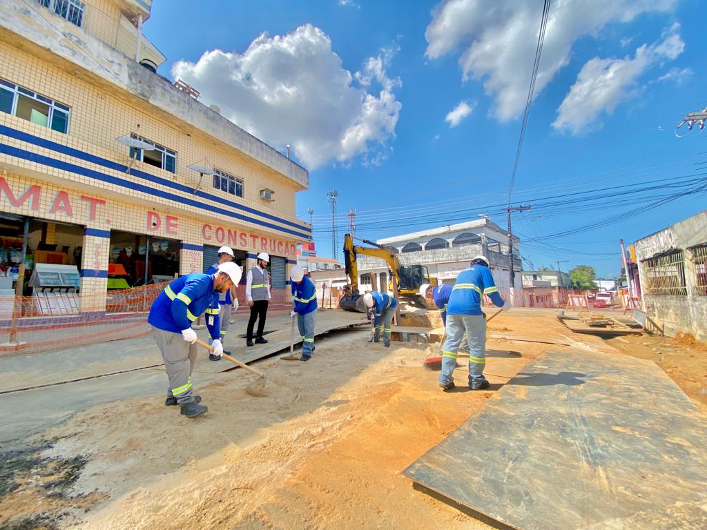 Obra de adutora na Zona Oeste de Manaus: Trecho da rua Comendador Vicente Cruz é interditado a partir deste sábado Portal Remador