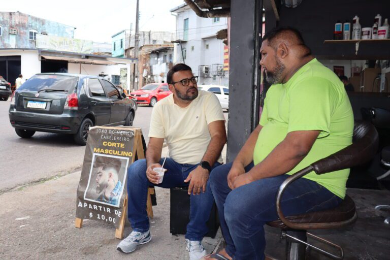 Everton Assis visita empreendedores do bairro Tancredo Neves Portal Remador