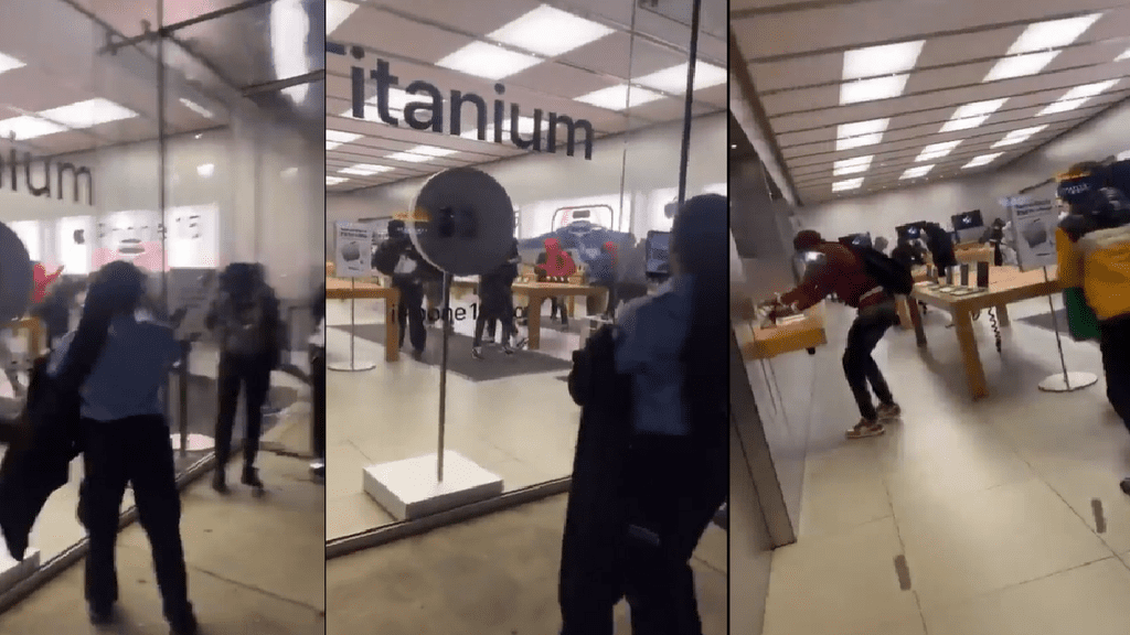 Jovens mascarados saqueia loja da Apple no centro da Filadélfia Portal Remador