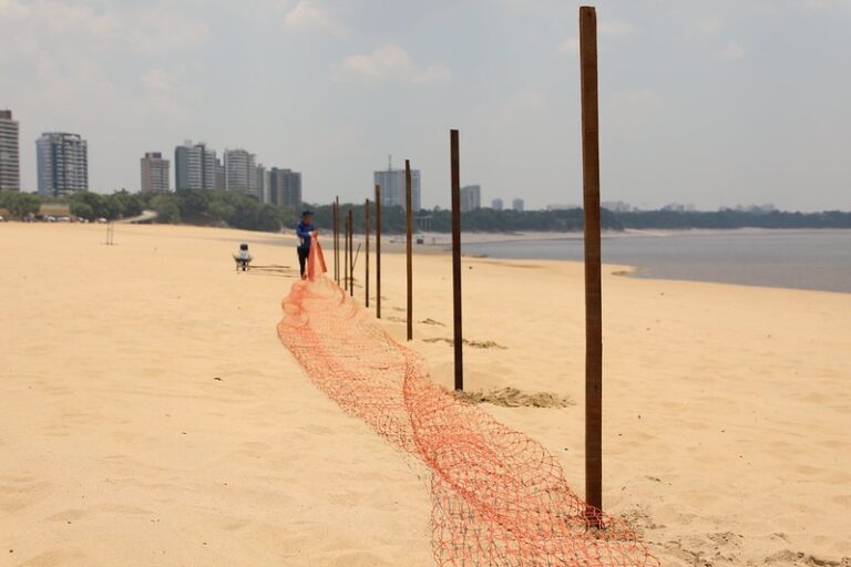 Prefeitura de Manaus foca na interdição da praia da Ponta Negra durante feriado prolongado