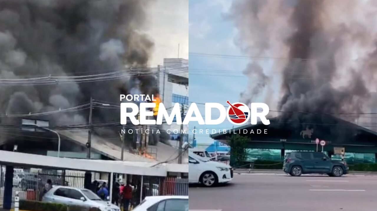 URGENTE: "Incêndio atinge churrascaria em Manaus