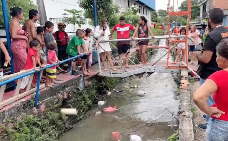 Feto Humano encontrado em Igarapé choca moradores do bairro Alvorada em Manaus