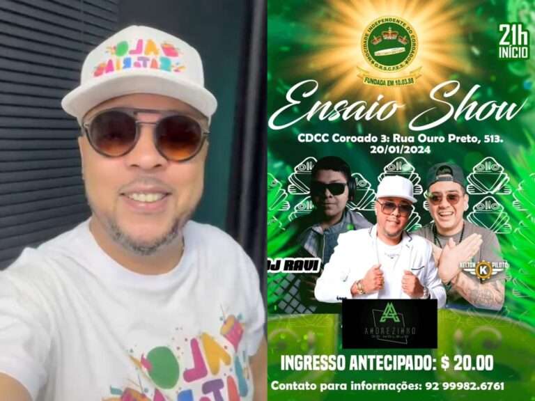 Ensaio Show: Mocidade Independente do Coroado apresenta Andrezinho do Molejo