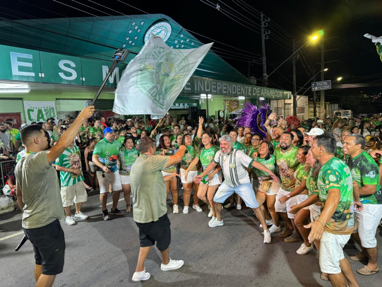 Aparecida avança na produção de documentário sobre a história da escola de samba