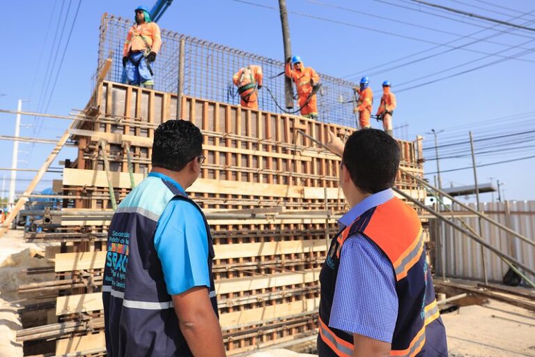 Obras do complexo viário Rei Pelé chegam a 40% com implantação de última viga