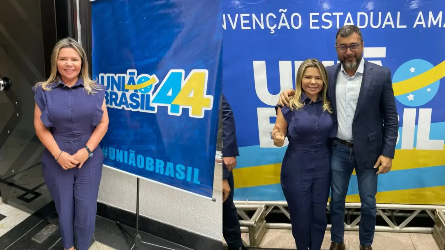 Marina Pandolfo participa de convenção do partido União Brasil em Manaus