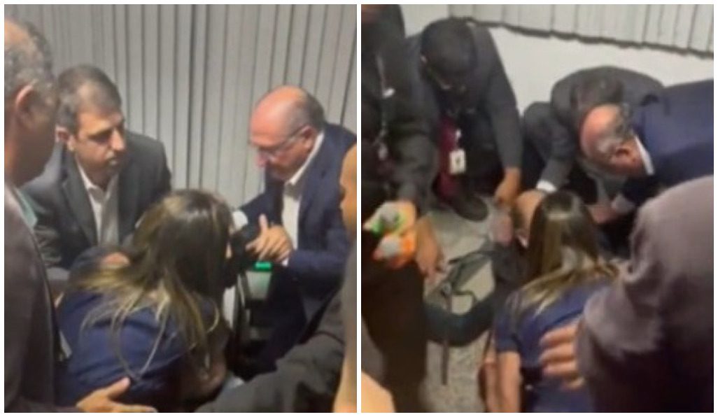 VÍDEO – Alckmin ajuda a salvar homem que passou mal durante evento em Manaus