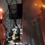 Urgente: Incêndio destrói prédio em construção na zona oeste do Recife