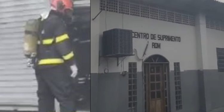 Incêndio atinge Centro de Suprimentos e Manutenção Da PM na zona sul de Manaus