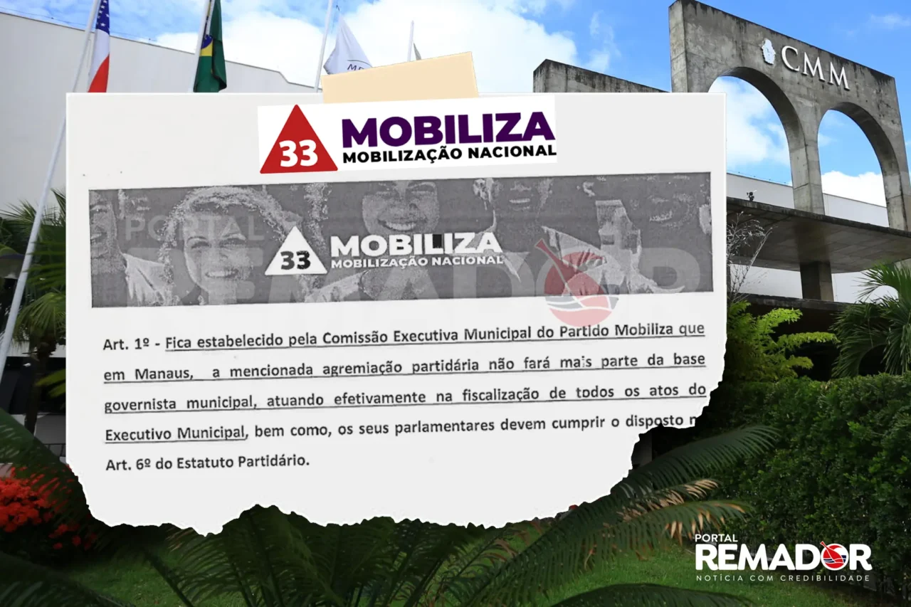 Partido Mobiliza oficializa saída da base de apoio e adota postura crítica ao governo de David Almeida