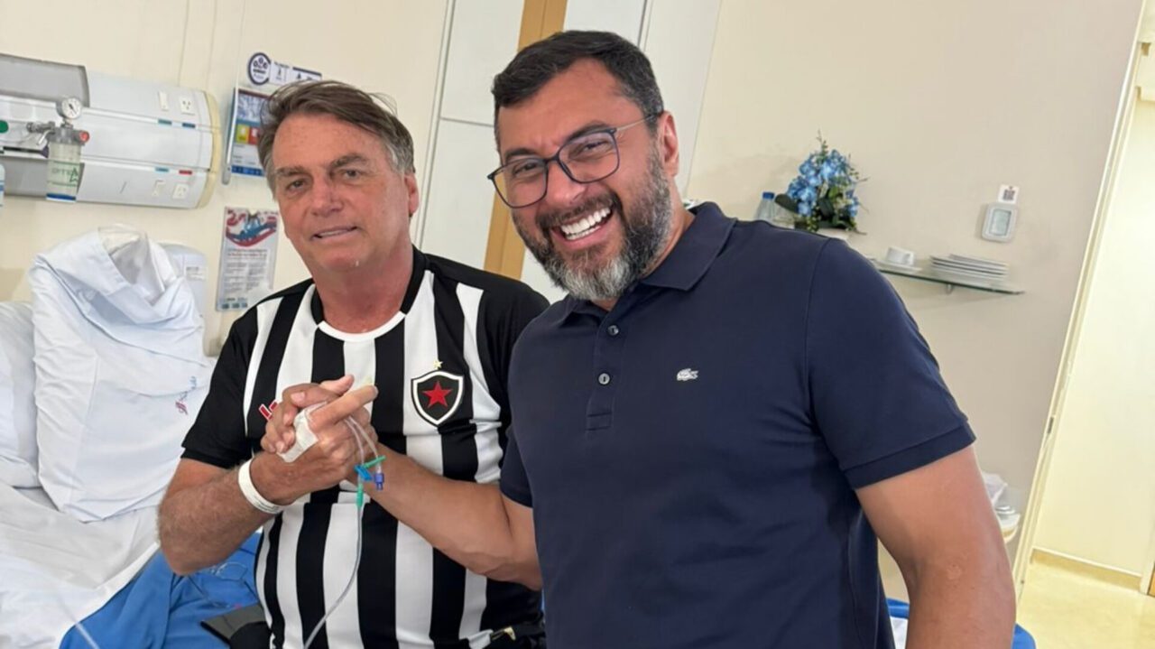 Governador do Amazonas visita Jair Bolsonaro em hospital de Manaus Governador do Amazonas visita Jair Bolsonaro em hospital de Manaus