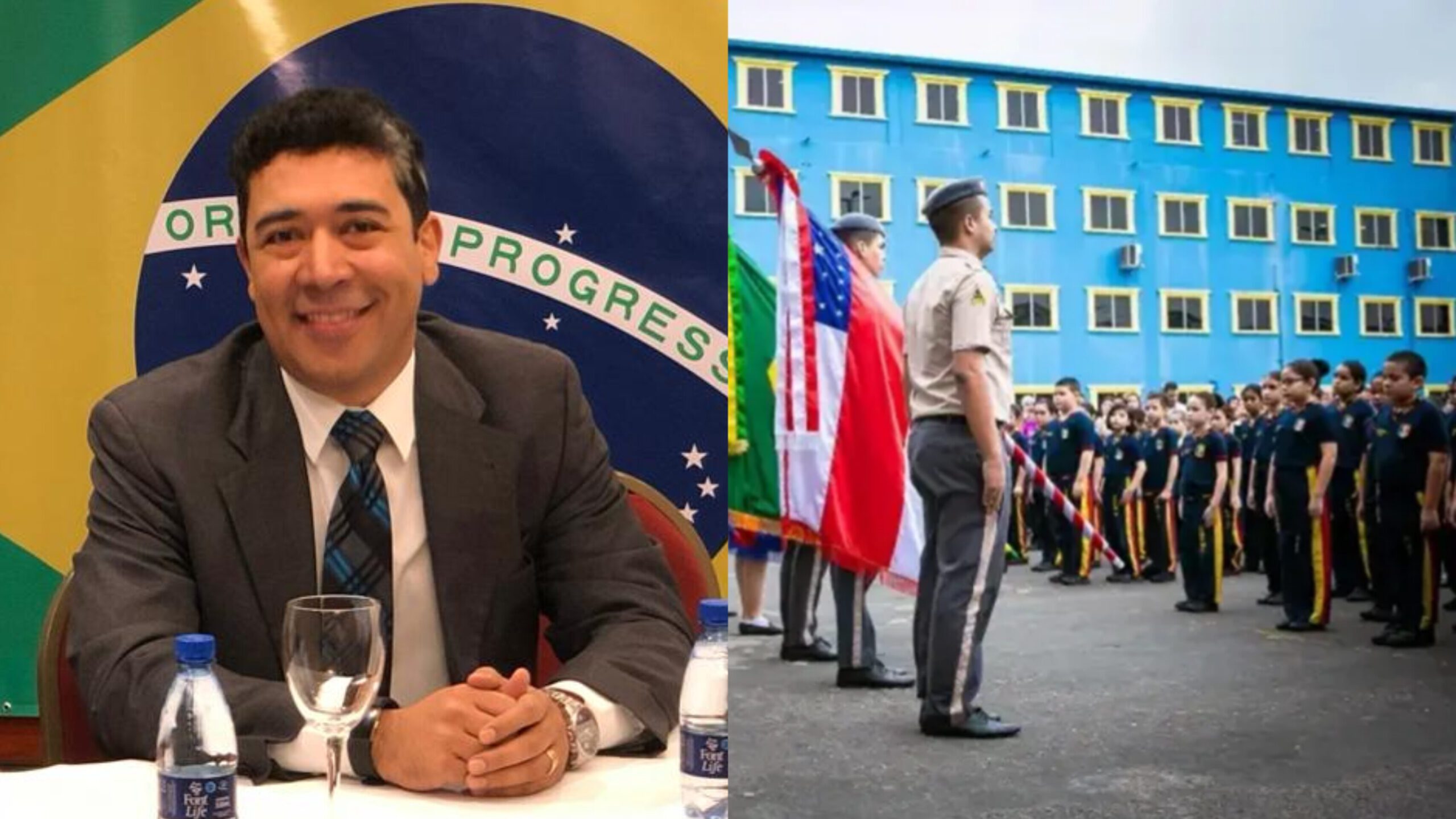 Pré-candidato a vereador Delegado Marcelo Dias defende escolas cívico-militares em Manaus