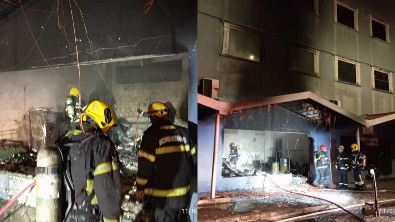 Incêndio atinge depósito de loja em faculdade de Manaus - Portal Remador