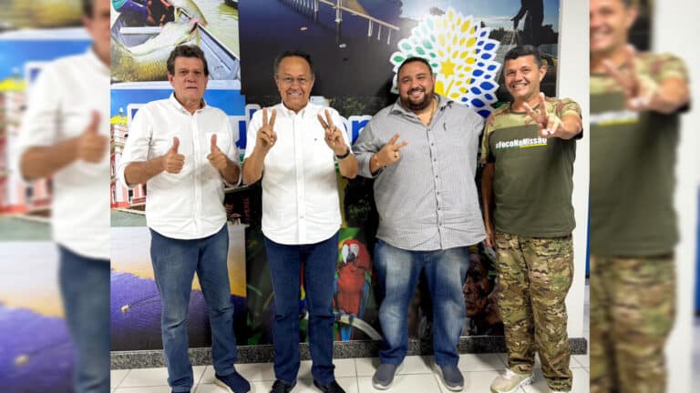 Silas Câmara fecha aliança com pré-candidato a prefeito de Presidente Figueiredo Fernando Vieira