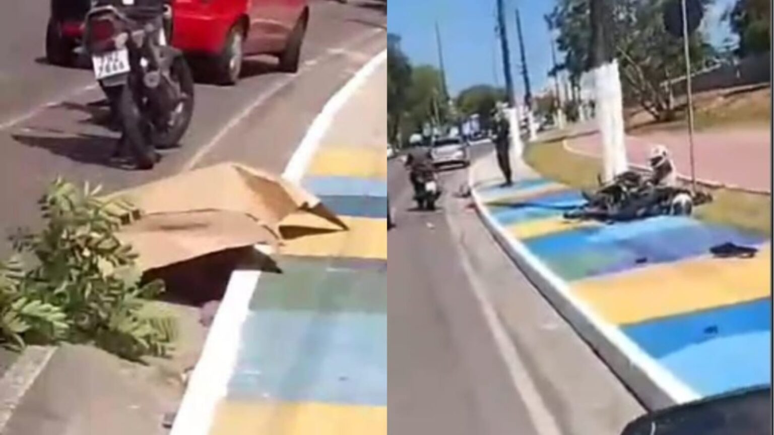 Vídeo: Diarista morre em grave acidente na estrada da Ponta Negra em Manaus