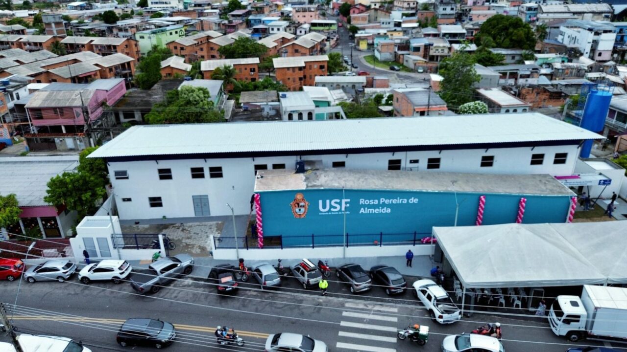 Entrega da USF Rosa Pereira de Almeida reforça a expansão da Atenção Primária à Saúde, em Manaus