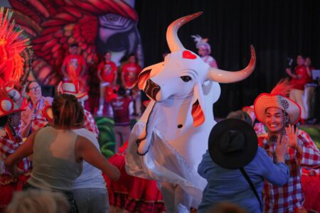 Boi Garantido dá início à temporada de shows para turistas em Parintins