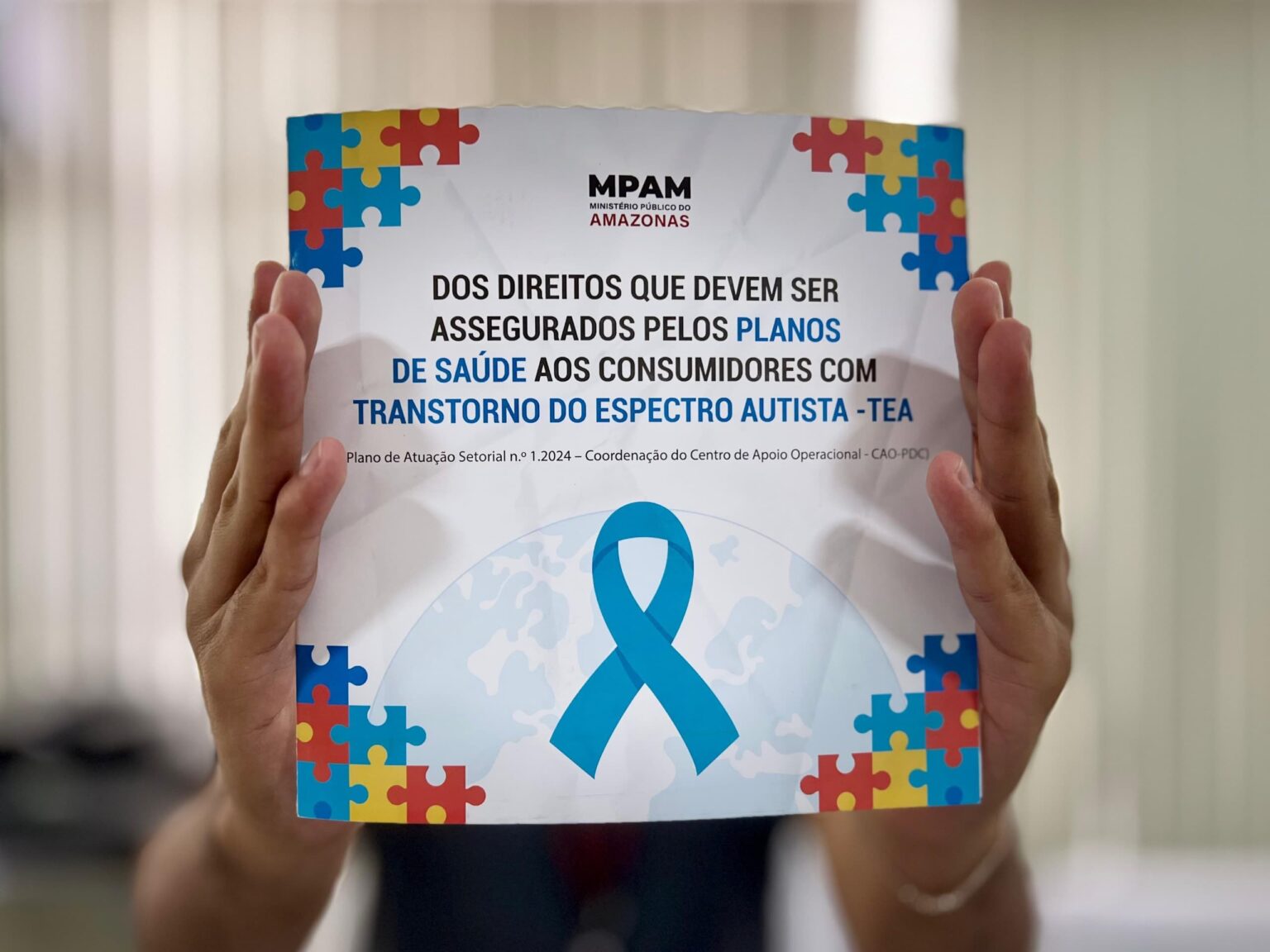 Direitos de pessoas com autismo nos planos de saúde pautam cartilha do MPAM