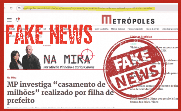 Escândalo de Fake News: MPAM denuncia uso de documento falsificado em notícia do Metrópoles sobre filha do prefeito David Almeida