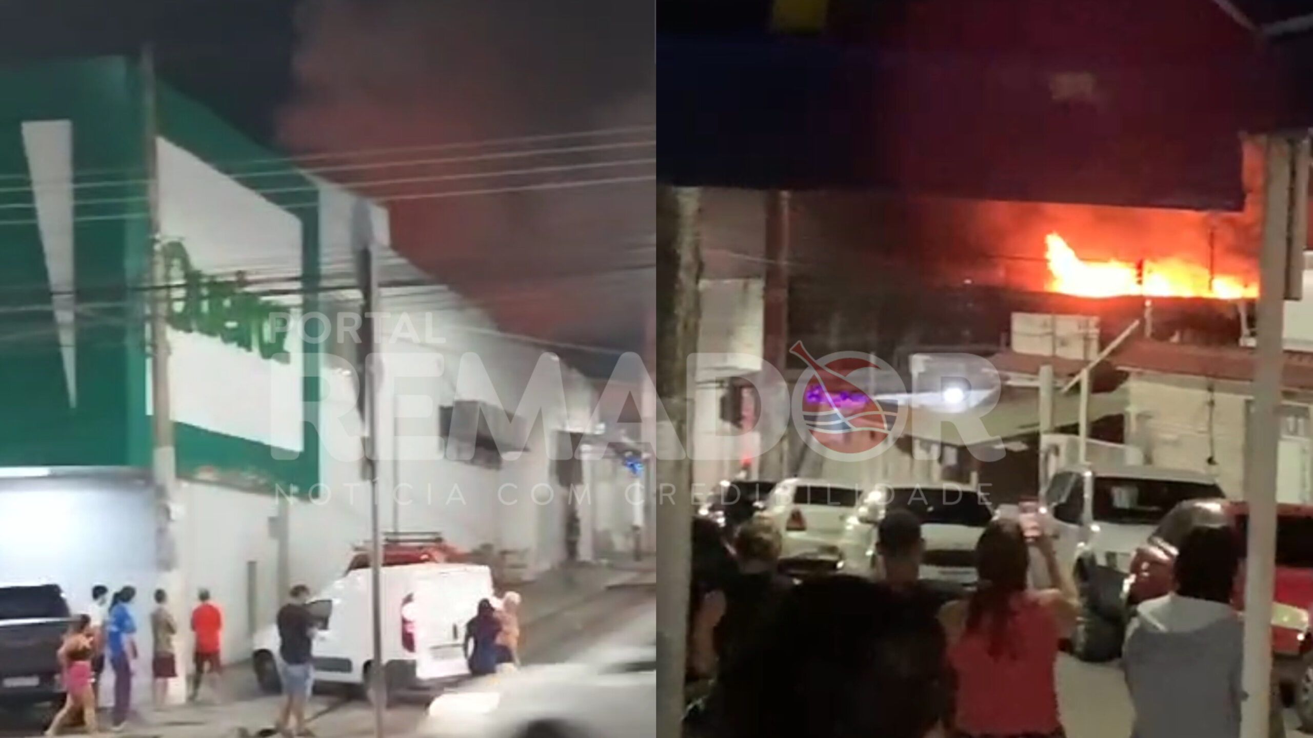 Incêndio atinge loja de descartáveis em Manaus; bombeiros estão no local - Portal Remador