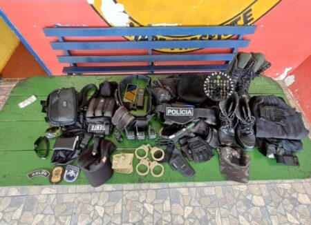 Falso policial é detido com equipamentos táticos no Centro de Tapauá no Amazonas