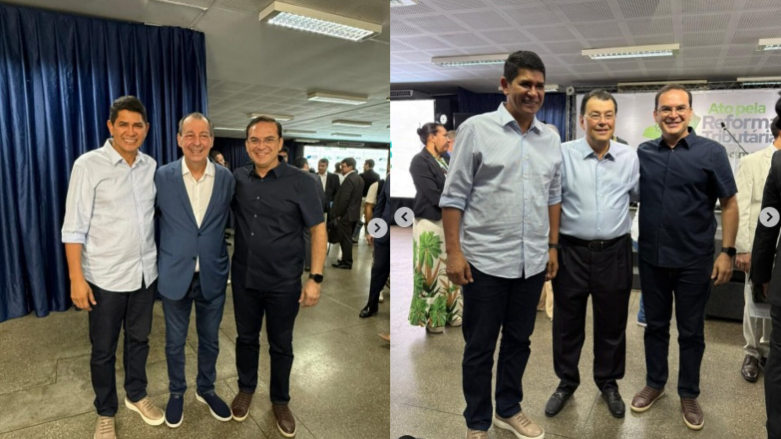 Prefeito de Parintins, Mateus Assayag, fortalece articulação política com senadores Omar Aziz e Eduardo Braga