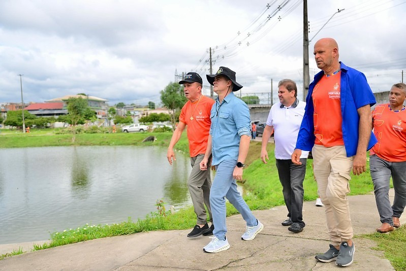 Prefeito David Almeida vistoria ação em igarapés para prevenir alagamentos no inverno amazônico