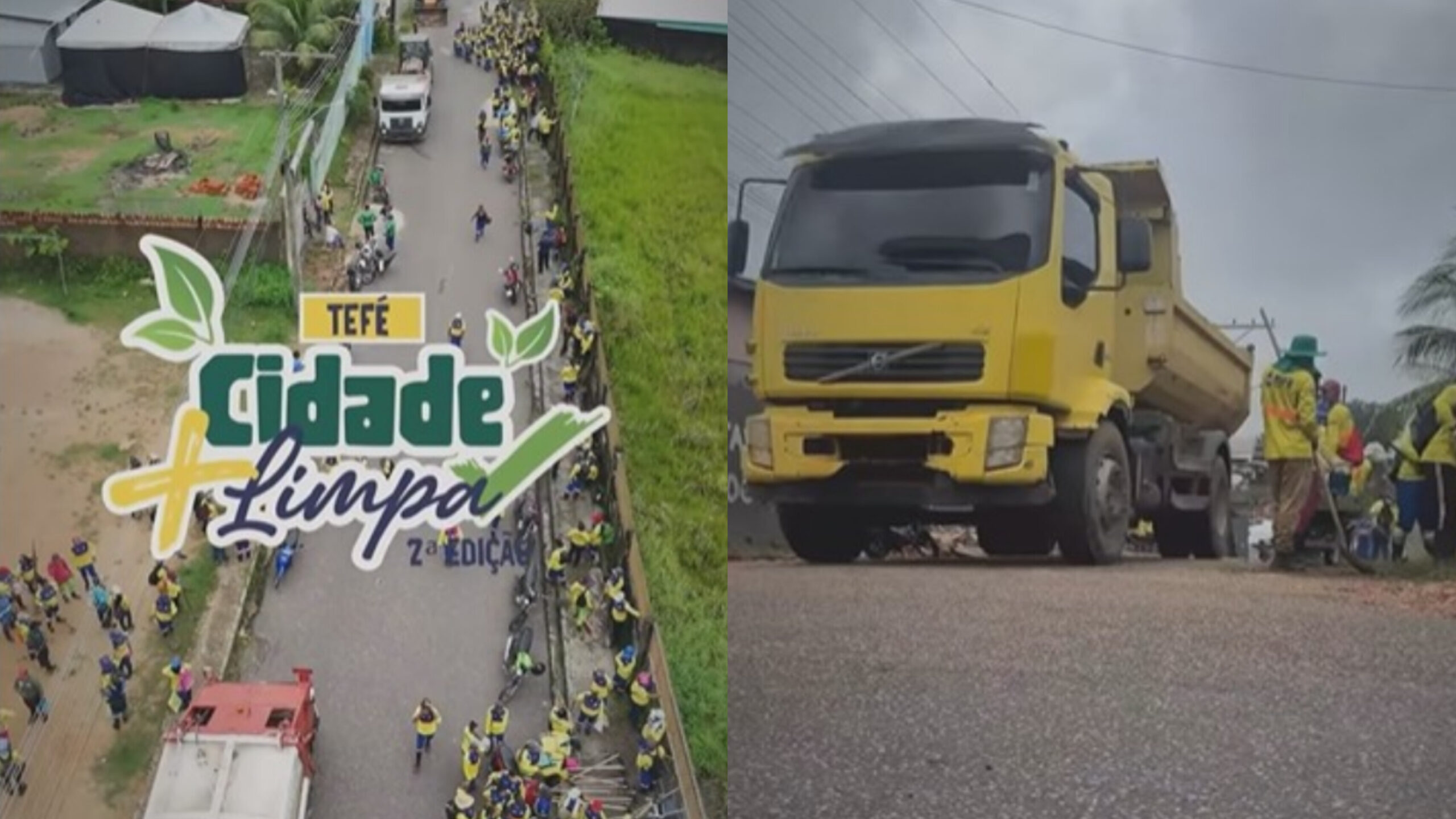 Projeto “Tefé Cidade Mais Limpa” volta às ruas e transforma bairros