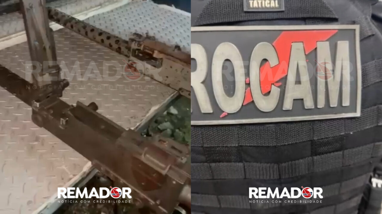 Homem é preso com metralhadoras de guerra na Zona Leste de Manaus após denúncia à ROCAM