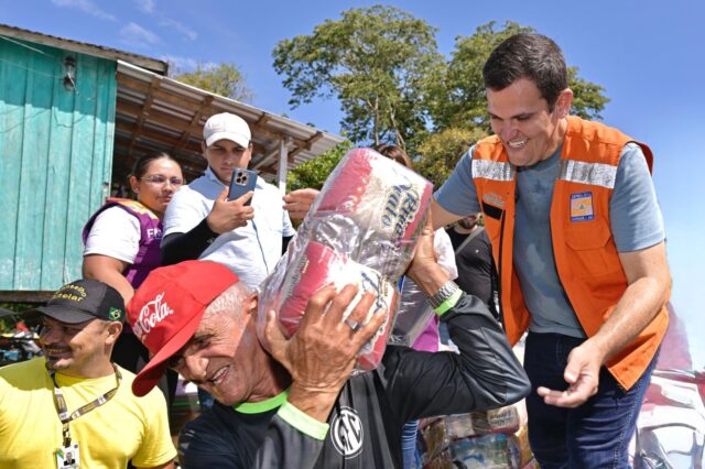 Prefeito em exercício Renato Junior abre nova fase da operação ‘Cheia 2025’ com assistência a mais de 2 mil famílias