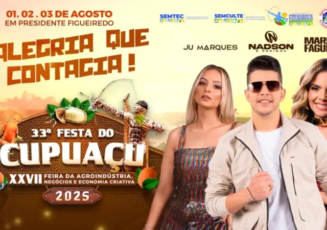 Presidente Figueiredo divulga programação da 33ª Festa do Cupuaçu e 27ª Feira de Agroindústria