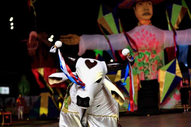 Bois-bumbás de Manaus encerram a programação do Festival Folclórico do Amazonas no Sambódromo