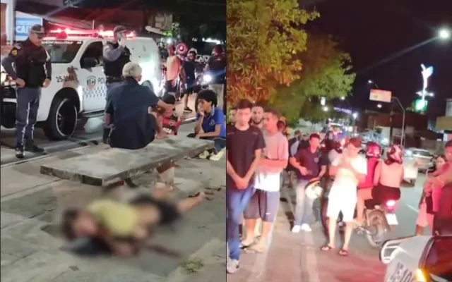 Jovens sofrem grave acidente ao empinar motos na zona norte de Manaus