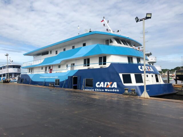 Agência-Barco Chico Mendes divulga cronograma de agosto com atendimentos em sete cidades do Amazonas