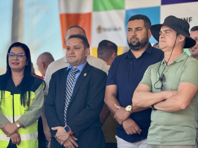 Com apoio de Rodinei Ramos, Prefeitura inicia obras históricas de pavimentação na Comunidade Nobre