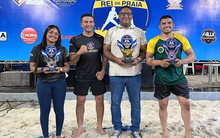 Esporte na Periferia conquista pódio em evento de Beach Wrestling em Manaus