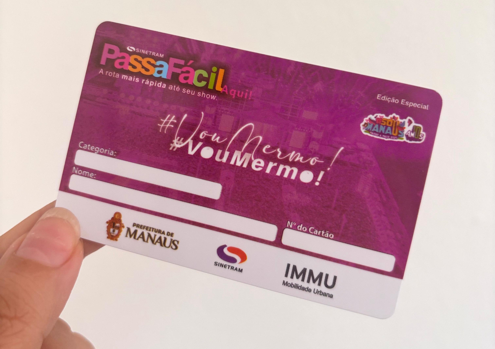 Prefeitura lança lote extra de pulseiras para o ‘#SouManaus 2025’ com promoção exclusiva para o transporte público