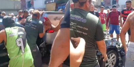 Idosa morre prensada por carro em grave acidente na zona Leste de Manaus